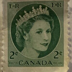 Canada Post Stamp 2 cents 1954